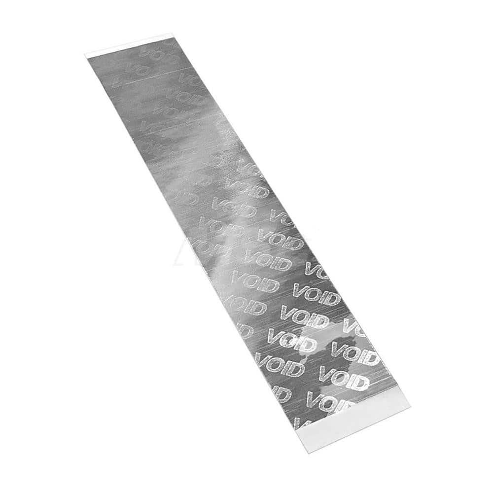 Safety Label: Rectangle, 1″ Wide, 3″ High Polyester