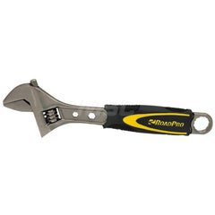 Adjustable Wrench: 10″ OAL Alloy Steel, Black Finish