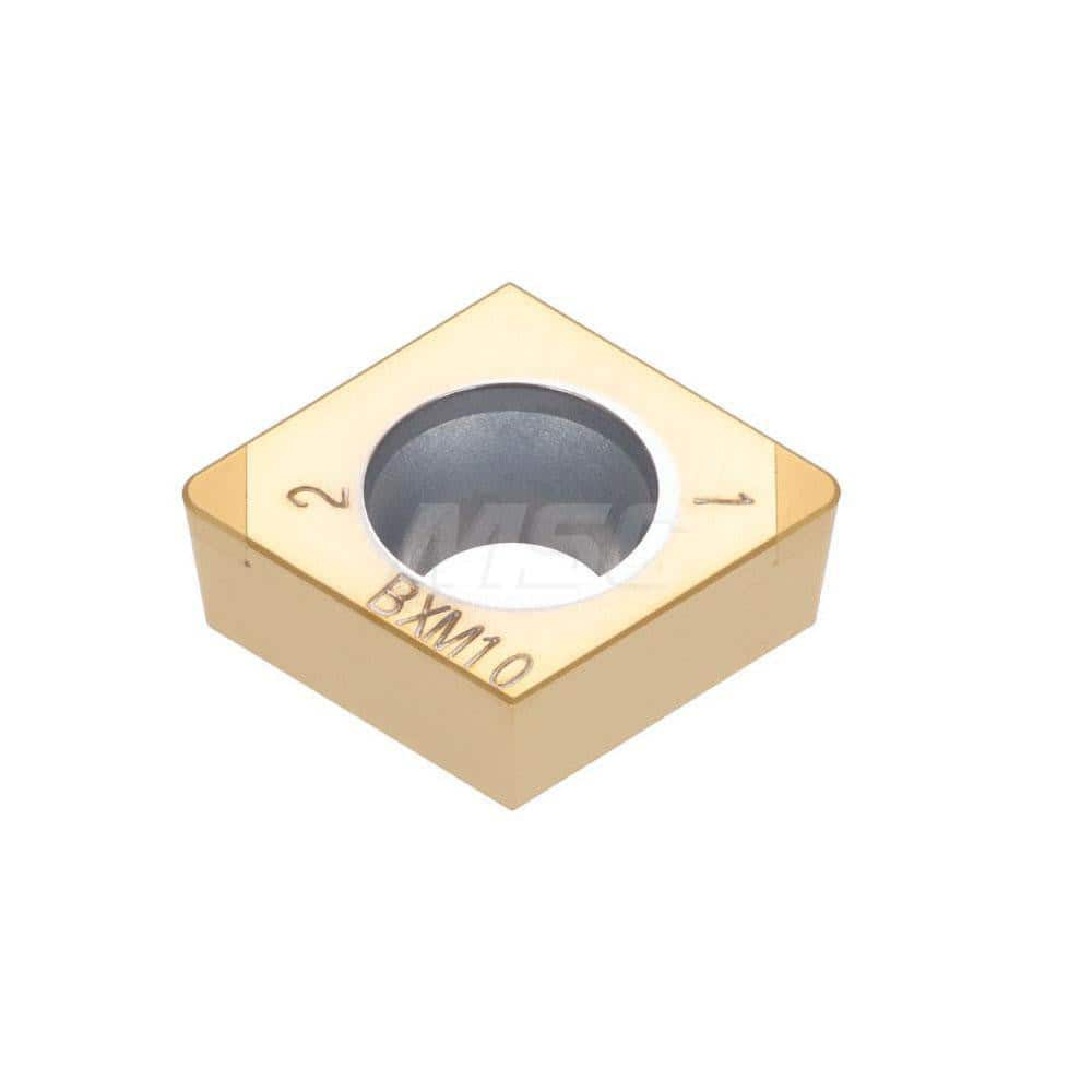 Turning Insert:  2QP-CCGW21.52 BXA20,  Polycrystalline Cubic Boron Nitride Coated Finish,  Neutral,  1/4″ Inscribed Circle,  0.0310″ Corner Radius,  80.0 &deg N/A Diamond,  Series  CCGW