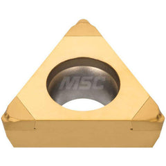 Turning Insert:  3QP-TPGT221HP BXM10,  Polycrystalline Cubic Boron Nitride TiCN Finish,  Neutral,  1/4″ Inscribed Circle,  0.0160″ Corner Radius,  60.0 &deg N/A Triangle,  Series  TPGT