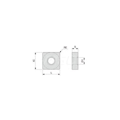 Turning Insert:  SNMM1066-65 T9225,  Solid Carbide TiCN, Al2O3 & TiN Finish,  Neutral,  1-1/4″ Inscribed Circle,  0.0940″ Corner Radius,  90.0 &deg N/A Square,  Series  SNMM