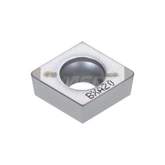 Turning Insert:  2QP-CPGW2.51.52 BXA10,  Polycrystalline Cubic Boron Nitride TiAlN & TiCN Finish,  Neutral,  0.0310″ Corner Radius,  80.0 &deg N/A Diamond,  Series  CPGW