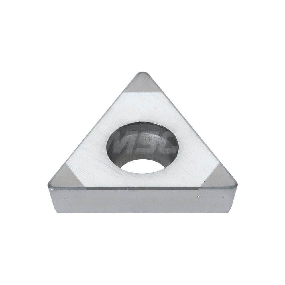 Turning Insert:  3QP-TCGW21.52 BXA10,  Polycrystalline Cubic Boron Nitride TiAlN & TiCN Finish,  Neutral,  1/4″ Inscribed Circle,  0.0310″ Corner Radius,  60.0 &deg N/A Triangle,  Series  TCGW