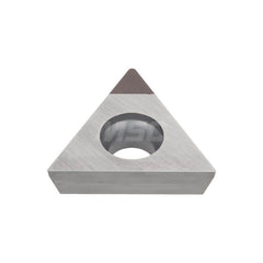 Turning Insert:  TPGW73YQBN BX360,  Polycrystalline Cubic Boron Nitride Uncoated Finish,  Neutral,  0.0080″ Corner Radius,  60.0 &deg N/A Triangle,  Series  TPGW