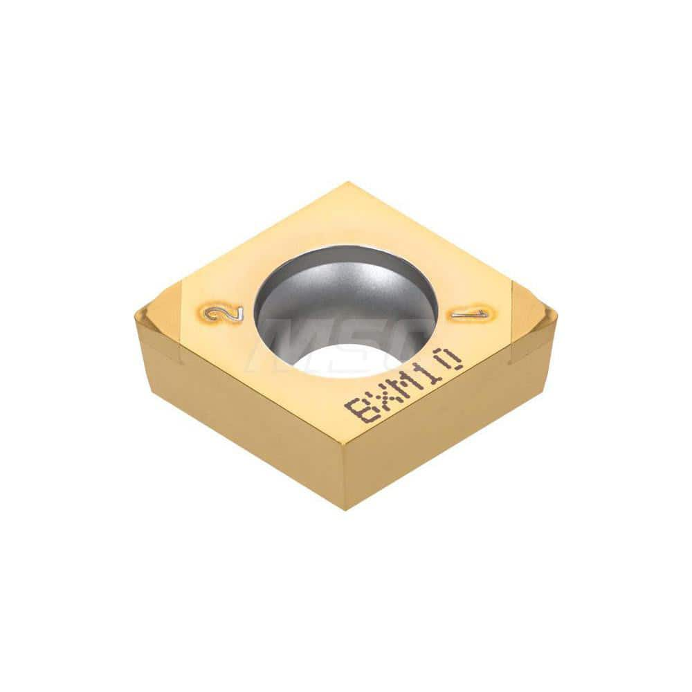 Turning Insert:  2QP-CCGT32.51HP BXA10,  Polycrystalline Cubic Boron Nitride TiAlN & TiCN Finish,  Neutral,  3/8″ Inscribed Circle,  0.0160″ Corner Radius,  80.0 &deg N/A Diamond,  Series  CCGT