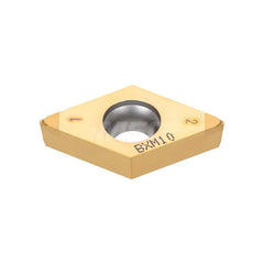 Turning Insert:  2QP-DCGT32.52HP BXA10,  Polycrystalline Cubic Boron Nitride TiAlN & TiCN Finish,  Neutral,  3/8″ Inscribed Circle,  0.0310″ Corner Radius,  55.0 &deg N/A Diamond,  Series  DCGT