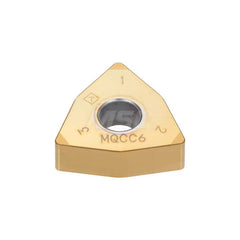 Turning Insert:  3QP-WNGA432-L BXA10,  Polycrystalline Cubic Boron Nitride TiAlN & TiCN Finish,  Neutral,  1/2″ Inscribed Circle,  0.0310″ Corner Radius,  80.0 &deg N/A Trigon,  Series  WNGA