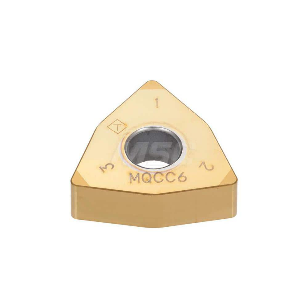 Turning Insert:  3QP-WNGA433 BXA10,  Polycrystalline Cubic Boron Nitride TiAlN & TiCN Finish,  Neutral,  1/2″ Inscribed Circle,  0.0470″ Corner Radius,  80.0 &deg N/A Trigon,  Series  WNGA