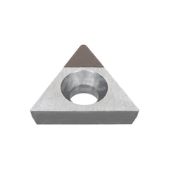 Turning Insert:  TPGA220.5QBN BX360,  Polycrystalline Cubic Boron Nitride Uncoated Finish,  Neutral,  1/4″ Inscribed Circle,  0.0080″ Corner Radius,  60.0 &deg N/A Triangle,  Series  TPGA