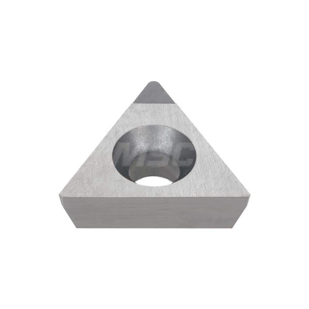 Turning Insert:  TPGA320.5DIA DX140,  Polycrystalline Diamond Uncoated Finish,  Neutral,  3/8″ Inscribed Circle,  0.0080″ Corner Radius,  60.0 &deg N/A Triangle,  Series  TPGA