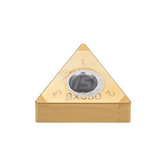 Turning Insert:  6QP-TNGA332 BXA40,  Polycrystalline Cubic Boron Nitride TiAlN Finish,  Neutral,  3/8″ Inscribed Circle,  0.0310″ Corner Radius,  60.0 &deg N/A Triangle,  Series  TNGA