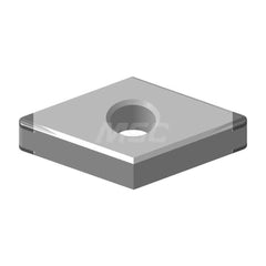 Turning Insert:  4QP-DNGG432-HF BXA40,  Polycrystalline Cubic Boron Nitride TiAlN Finish,  Neutral,  1/2″ Inscribed Circle,  0.0310″ Corner Radius,  55.0 &deg N/A Diamond,  Series  DNGG