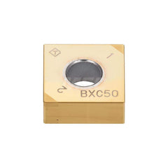 Turning Insert:  4QP-SNGA433-H BXA40,  Polycrystalline Cubic Boron Nitride TiAlN Finish,  Neutral,  1/2″ Inscribed Circle,  0.0470″ Corner Radius,  90.0 &deg N/A Square,  Series  SNGA