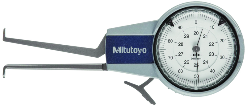 10 - 30mm Measuring Range (0.01mm Grad.) - Dial Caliper Gage - #209-303 - Caliber Tooling