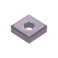 Turning Insert:  4QP-CNGG433-HM BXA40,  Polycrystalline Cubic Boron Nitride TiAlN Finish,  Neutral,  1/2″ Inscribed Circle,  0.0470″ Corner Radius,  80.0 &deg N/A Diamond,  Series  CNGG