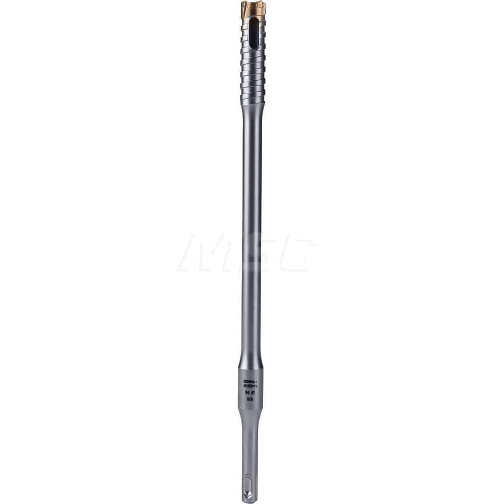 Rebar Cutter Drill Bits; Drill Bit Size (Inch): 0.625 in; Overall Length (Inch): 12.00; Shank Diameter (Inch): 1.0000; Flute Length (Inch): 0.125 in; Shank Type: SDS-Plus Shank; Drill Bit Material: Polycrystalline Diamond (PCD); Alloy Steel; Drill Bit Siz