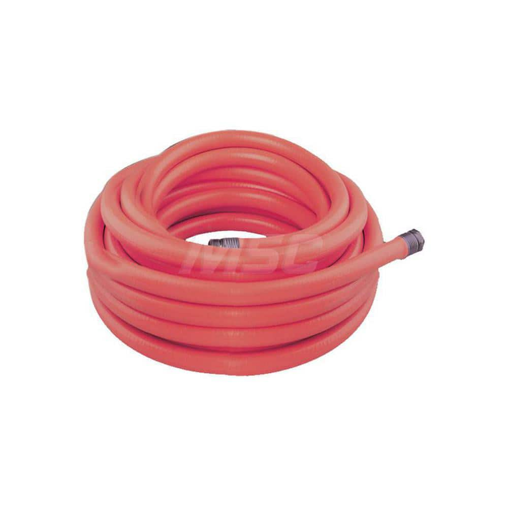 Water & Garden Hose; Hose Type: Contractor; Hose Diameter (Inch): 1/2; Material: Rubber; Thread Size: 1/2; Thread Type: FPT; Color: Orange; Overall Length (Feet): 100