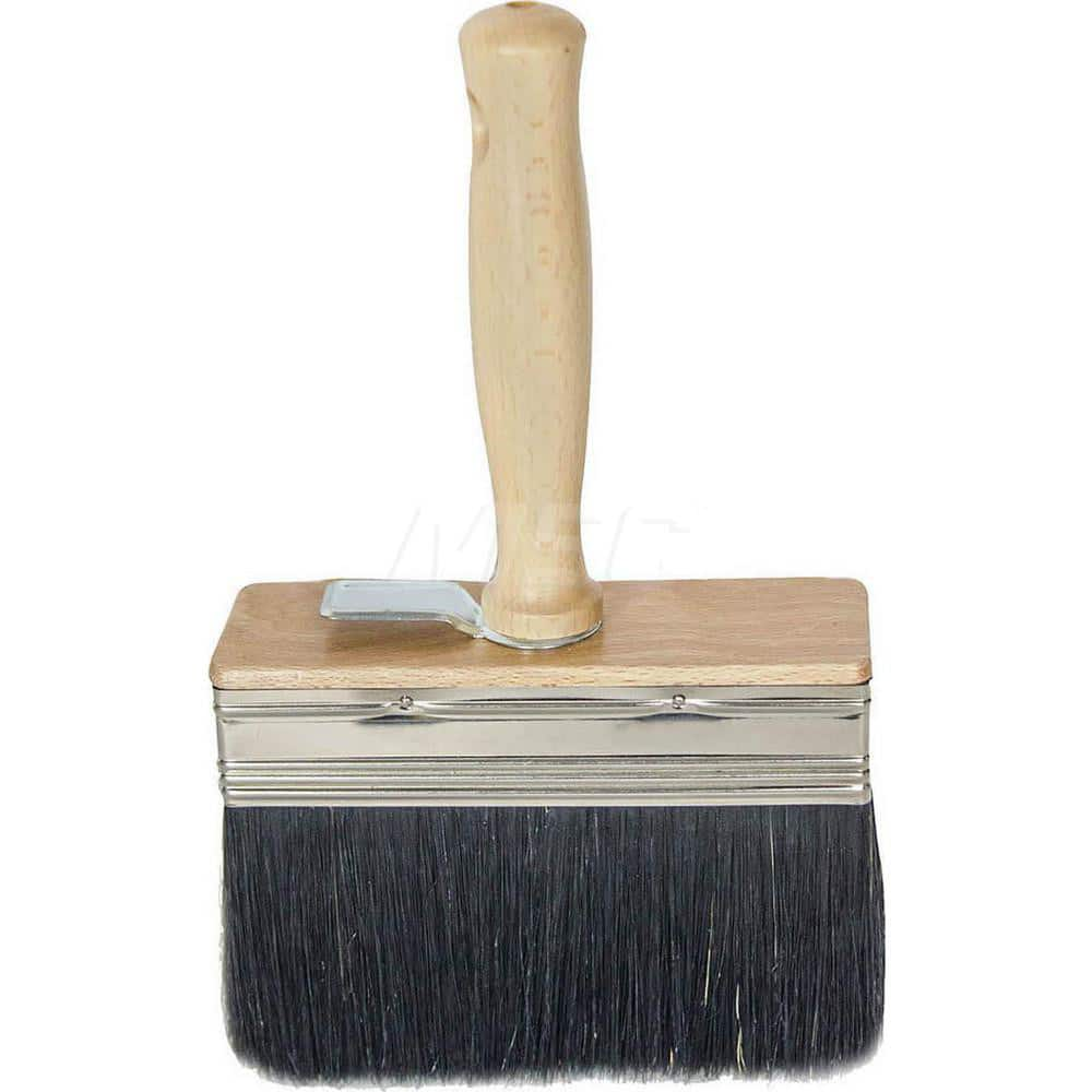 Paint Brush: Horse Hair, Natural Bristle Wood Handle, for Latex Flat & Oil