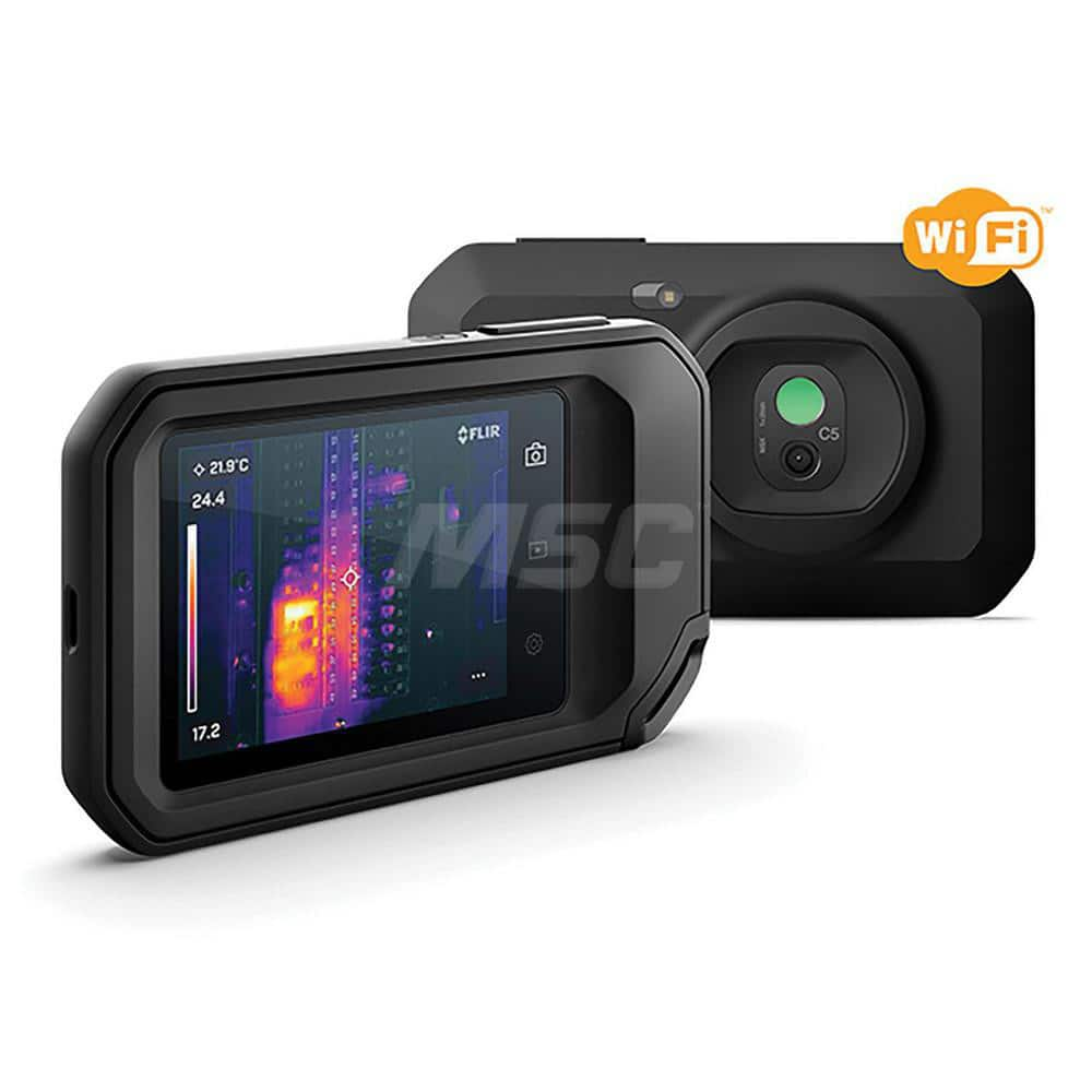 Thermal Imaging Cameras; Camera Type: Thermal Imaging IR Camera; Display Type: 3″ Color LCD; Compatible Surface Type: Dull; Dark; Light; Shiny; Field Of View: 45 Degree Horizontal x 34 Degree Vertical; Power Source: Li-Ion Rechargeable Battery; Batteries