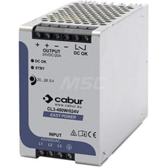 Power Supplies; Mounting Type: DIN Rail Mount; Output Wattage: 480; Maximum Input Voltage: 264 VAC; Minimum Input Voltage: 85 VAC; Number of Outputs: 1; Output Voltage: 48 VDC; Output Amperage (mA): 10000; 10; Number of Phases: 1; Connection Type: Screw C