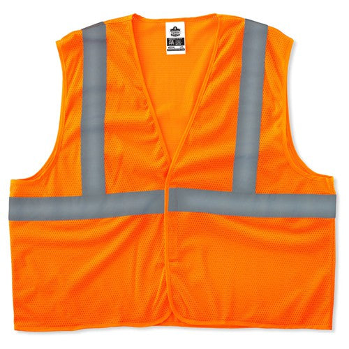 8205HL XS Orange Super Econ Mesh Vest Type R Class 2 - Caliber Tooling