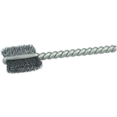 9/16″ Power Tube Brush, .003″ Steel Wire Fill, 5/8″ Brush Length - Caliber Tooling