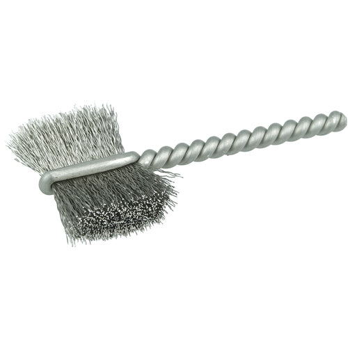 7/8″ Power Tube Brush, .005″ Stainless Steel Wire Fill, 5/8″ Brush Length - Caliber Tooling