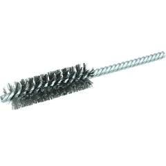 3/4″ Power Tube Brush, .0104″ Steel Wire Fill, 2-1/2″ Brush Length - Caliber Tooling