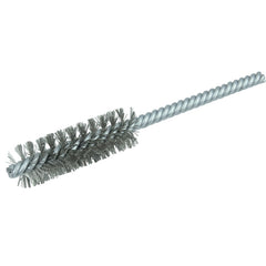 5/8″ Power Tube Brush, .005″ Stainless Steel Wire Fill, 2″ Brush Length - Caliber Tooling