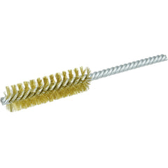 3/4″ Power Tube Brush-0.006″ Brass, 2-1/2 Brush Length - Non-Sparking Wire Wheel - Caliber Tooling