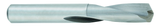 10.5mm Carbide Slow Spiral Jobber Drill - Bright - Caliber Tooling