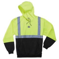 8293 S LIM/BLK HOODED SWEATSHIRT - Caliber Tooling