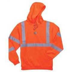 8393 S ORANGE HOODED SWEATSHIRT - Caliber Tooling