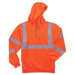 8393 M ORANGE HOODED SWEATSHIRT - Caliber Tooling