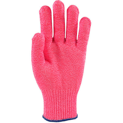 ‎22-760NP/L SS Engineered Yarn Glove - S-steel wire core & Dyneema Yarn - w/poly - Medium Weight - orn - 10 Gg - Exact Industrial Supply