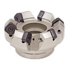 Heli Do Indexable Face Mill-4" Dia; 1.5" Bore Dia - Caliber Tooling