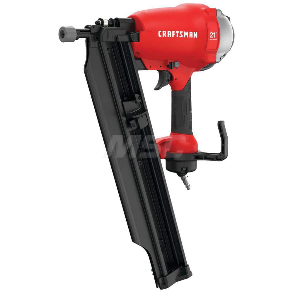 Air Nailers; Nailer Type: Framing Nailer; Nail Diameter: 0.148 in; Nail Length: 3.5 in; For Nail Shank Diameter: 0.148 in; For Nail Head Type: Flat; Air Pressure: 120 psi; Collation Style: Strip; Collation Angle: 21.00; Collation Type: Plastic; Firing Mod