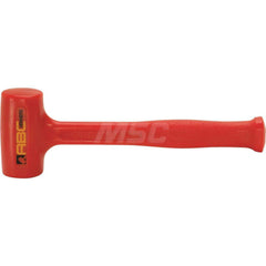 1.3 lb Polyurethane Dead Blow Hammer, Non-Sparking, Non-Marring 1-11/16 ™ Face Diam, 3-1/2″ Head Length, 11 ™ OAL, 9″ Steel Reinforced Polyurethane Handle, Double Faced 1-27/40″ Face Diam, 3-1/2″ Head Length, 10-1/2″ OAL, 9″ Steel-Reinforced Polyurethane