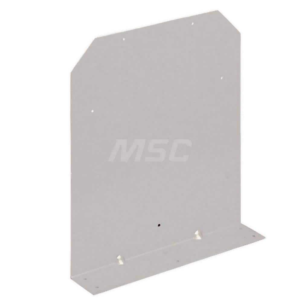 Sign Accessories; Accessory Type: Mounting Bracket; Overall Height: 14.375; Material: Aluminum; Steel; Color: Silver; For Use With: Placards; Height (Inch): 14.375; Type: Mounting Bracket