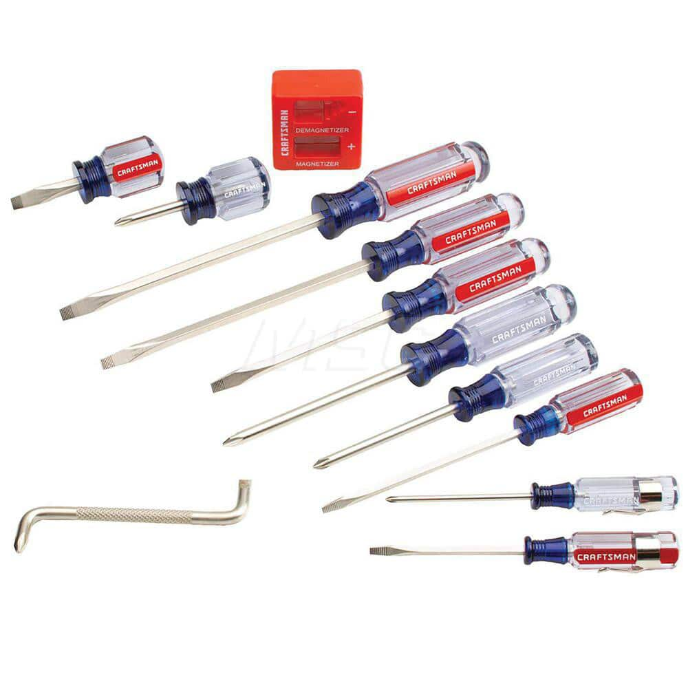 Screwdriver Set: 12 Pc, Phillips