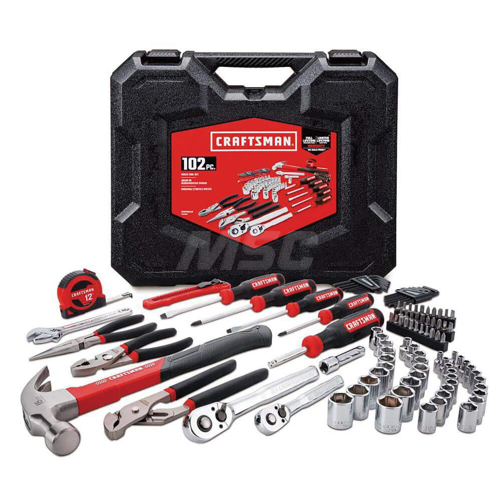 Combination Hand Tool Set: 1/4 to 3/8″ Drive