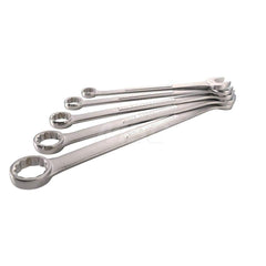 Jumbo Combination Set: 5 Pc, 1 1-1/16 1-1/8 1-1/4 & 1-5/16″ Wrench, Inch Chrome-Plated