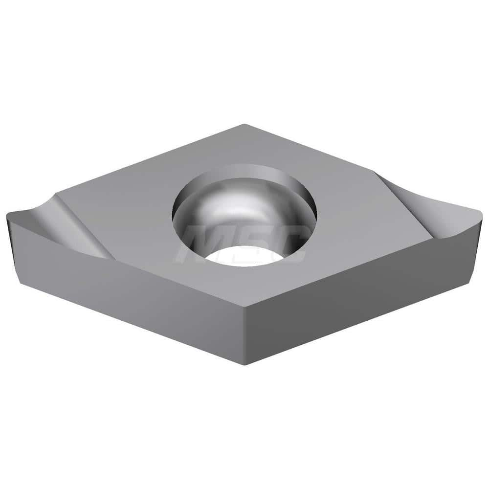 Turning Insert:  TPMT332EFB T1500Z,  Cermet AlN Finish,  Neutral,  0.6496″ Long,  3/8″ Inscribed Circle,  0.0315″ Corner Radius,  60.0 &deg N/A Triangle,  Series  T1500Z