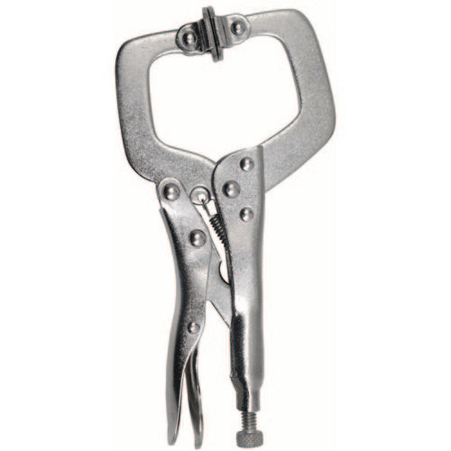 LOCKING C-CLAMP W/SWIVEL PAD 6″ - Caliber Tooling