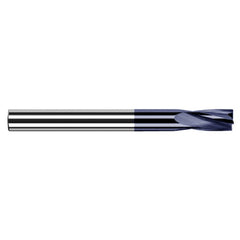 0.1875″ (3/16″) Cutter Diameter × 0.7500″ (3/4″) Flute Length Carbide Flat Bottom Counterbore, 4 Flutes, AlTiN Coated - Exact Industrial Supply