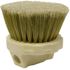 4-1/2″ Round Window Brush, Flagged Gold Polystyrene Fill - Caliber Tooling