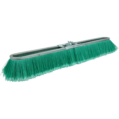 24″ Vortec Pro Fine Sweep Strip Broom, Green Polypropylene Fill - Caliber Tooling