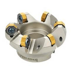 Heli Do Indexable Face Mill-4" Dia; 1.5" Bore Dia - Caliber Tooling