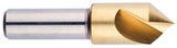 1-1/4" Size-1/2 Shank-90°-HSS Single Flute Countersink - Caliber Tooling