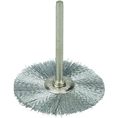 1 1/4″ Diameter - Steel Wire Mini Wheel Brush - Caliber Tooling